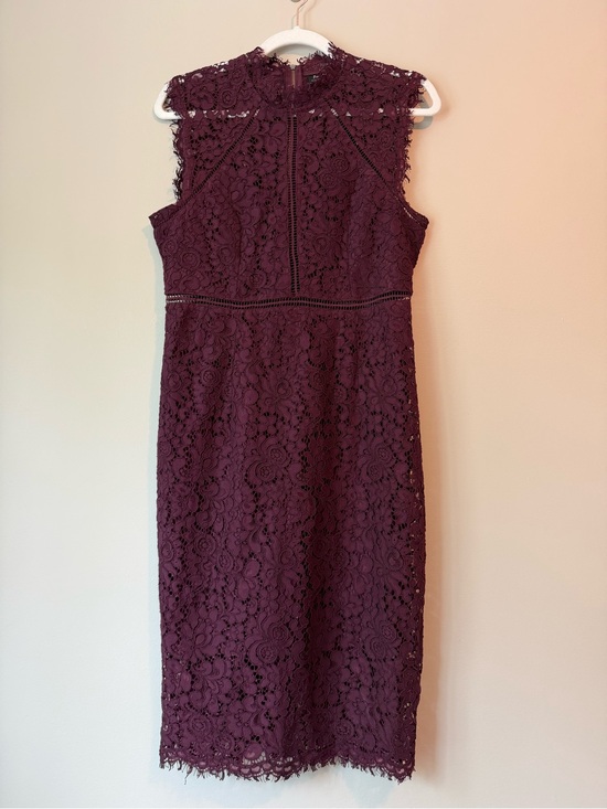 Bardot Dresses & Skirts - Bardot Plum Lace Midi Dress